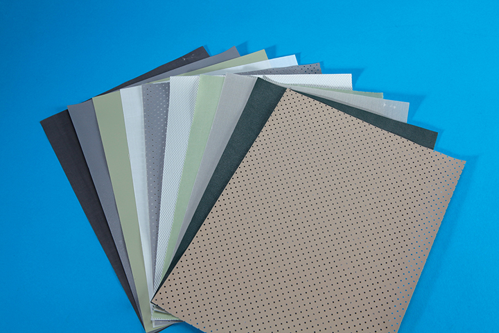 Color samples of Duratrim FR materials